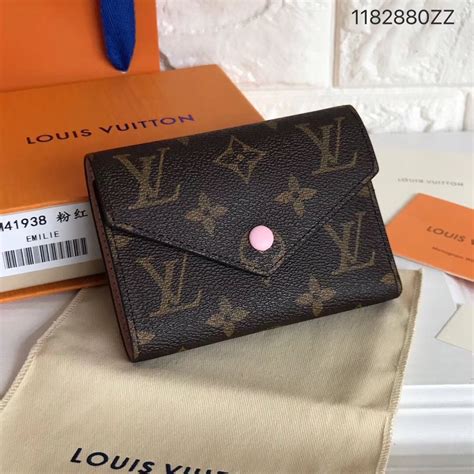 lv wallet with pink interior|louis vuitton wallet women pink.